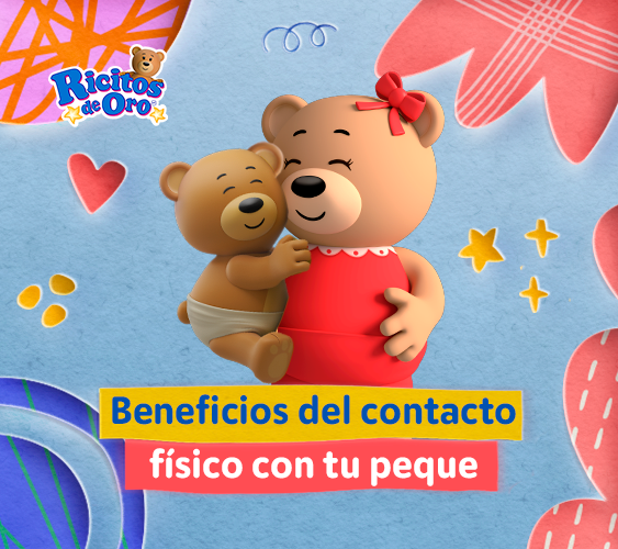 Beneficios del contacto físico con tu peque