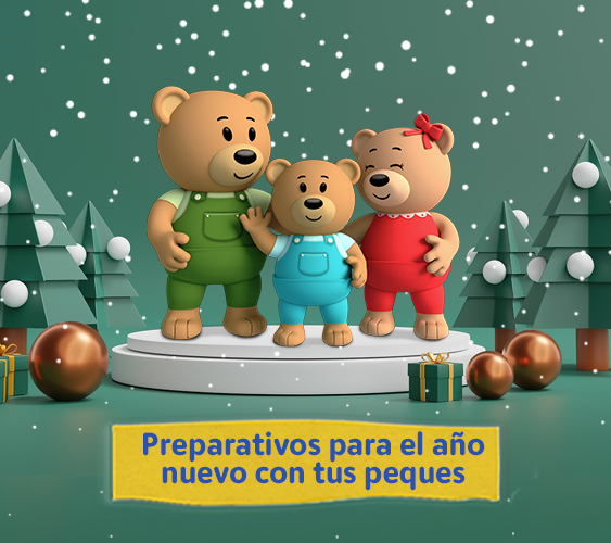 Preparativos para el año nuevo con tus peques